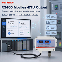 Transmetteur de température et d'humidité industriel HENGKO HG803 RS485 Modbus-RTU |   Capteur numérique pour entrepôt et serre