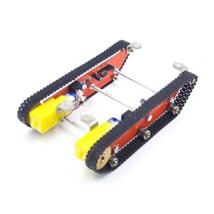 Châssis de voiture robotique intelligent PENPOS Tank avec plaque acrylique et chenilles intégrées, 2 moteurs - Product Image 2