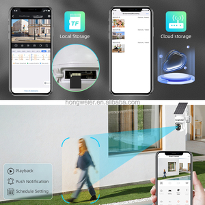 Hongglobal 4MP 6CH 360 thông minh NVR Kit năng lượng mặt trời nhà an ninh máy ảnh surveil Set hệ thống IP không dây trong nhà ngoài trời cctv Hệ thống camera - Product Image 5