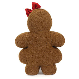 وسادة للأخت على شكل خبز الزنجبيل لعيد الميلاد أو العطلات قماش محشو بالزنجبيل وسادة للأطفال - Product Image 5