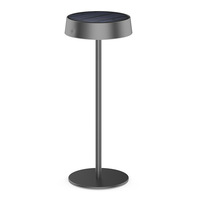 Lampe de chevet solaire nordique simple, lampe de table de chevet, rechargeable par USB Type-C, à intensité variable tactile, LED, protection des yeux, lampe en métal