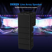 Deken SHOW L210 Vente Chaude Excellente Qualité Double Enceinte Line Array Amplifiée 2 Voies 10 Pouces pour Spectacles