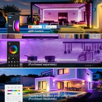 Contrôleur LED intelligent WiFi Tuya étanche IP68, variateur PWM pour bandes LED RGB RGBW RGBCCT 5V-24V 360W