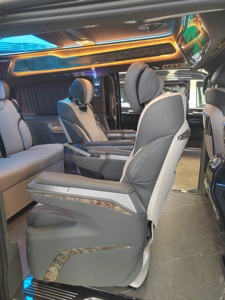 Asiento <span class=keywords><strong>de</strong></span> Coche <span class=keywords><strong>de</strong></span> Cuero Eléctrico <span class=keywords><strong>de</strong></span> Lujo VIP con Reposacabezas y Reposapiés Eléctricos para Conversión <span class=keywords><strong>Maybach</strong></span> Carnival SPRINTER Quest Ram Van - Product Image 6