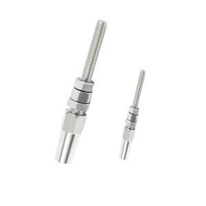 Kit Tensor de Cable Invisibles de Acero Inoxidable OEM - Perno Roscado con Hexágono Interno para Cable de 1/8" o 3/16" - Product Image 1