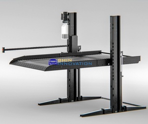 ระบบลิฟท์จอดรถสองชั้น ลิฟท์จอดรถแบบสองเสาสำหรับรถยนต์ SUV อุปกรณ์โรงรถไฮดรอลิก ระบบลิฟท์จอดรถ - Product Image 5