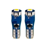 Lampu LED T5 W1.2W 3030 1SMD 12-24V 74 73 37 untuk Panel Instrumen Dasbor Mobil, Lampu Indikator Kluster Gauge