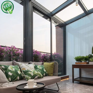 Fabricant de Foshan, certifié CE, véranda extérieure en aluminium avec verre trempé, jardins d'hiver et serres en verre - Product Image 3