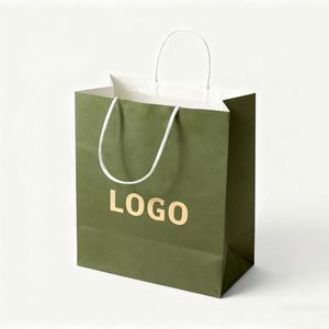 Bolsas de Papel para Regalo con Logotipo Personalizado y Diseño Gratuito, Bolsa de Compras con Asa de Cuerda - Product Image 2