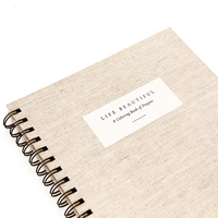 Service d'impression de carnets de reliure à spirale à couverture rigide personnalisée A4 A5