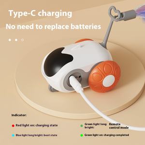 Auto Giocattolo Intelligente per Animali Domestici - Nuova Auto da Corsa Telecomandata 2025/Giocattolo Topo con Coda di Piume - Product Image 6