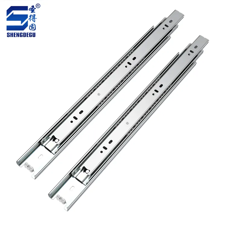 Botton mounting extension cold rolled steel ball drawer rail kitchen cabinet furniture hardware 36mm telescopic slide rail