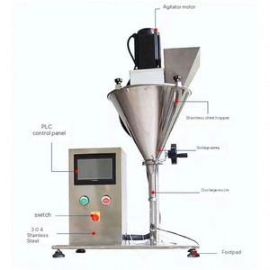 Distributeur automatique de farine de blé et de poudre de café pour bureau, machine de remplissage de poudre - Product Image 3