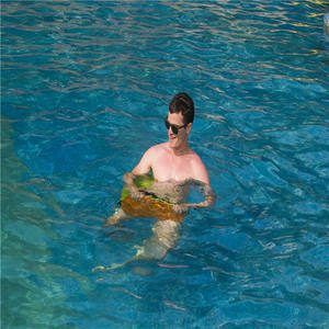 Sillín de piscina de 89x42x3,3 cm, dispositivo de flotación acuática, flotador de agua para Fitness, Kickboard - Product Image 4