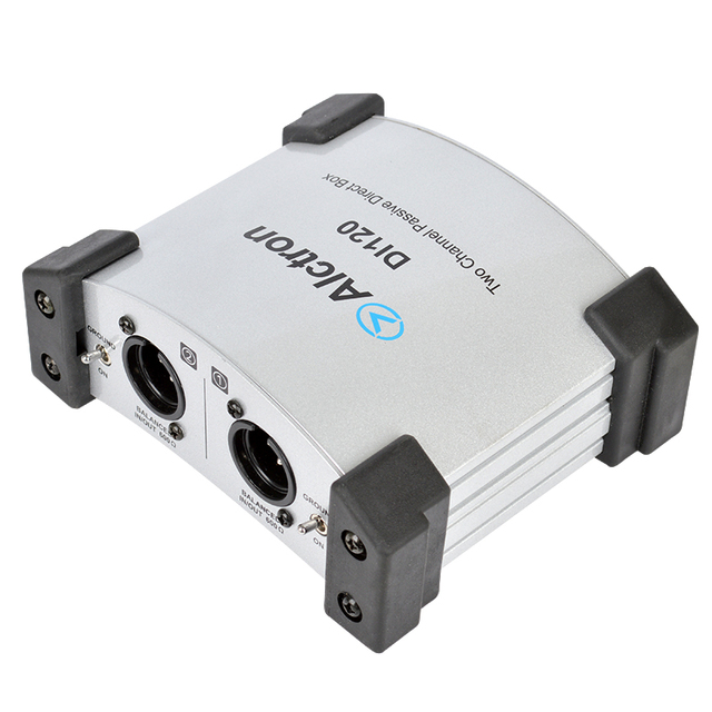 New Arrive Alctron DI-120 Two-channel Passive Direct Box DI Box for Keyboard,acoustic and Guitar