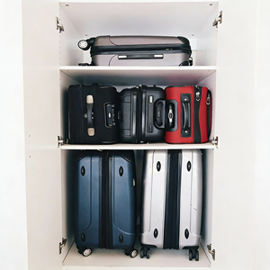 Armoire de style shaker blanche personnalisée BALOM, meubles de chambre à coucher robustes et durables, grand placard en bois avec un grand espace de rangement - Product Image 6