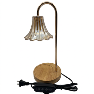 Lámpara de Escritorio Moderna Minimalista de Latón con Brazo Ajustable, Luz LED Blanca Cálida, Regulable, CRI 80, 3500K, 30000 Horas de Vida Útil, para Dormitorio - Product Image 1