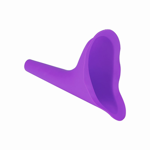 <span class=keywords><strong>Urinoir</strong></span> pour <span class=keywords><strong>femme</strong></span>, voyage en plein air, <span class=keywords><strong>camping</strong></span>, dispositif d'urination portable en silicone, entonnoir pour uriner pour <span class=keywords><strong>femme</strong></span> - Product Image 2