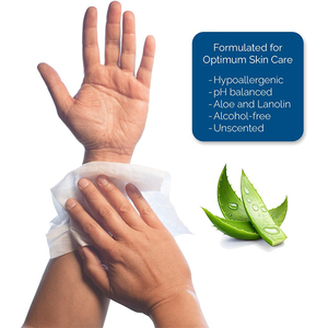Papier hygiénique hypoallergénique non irritant de marque privée Lingettes humides à rincer - Product Image 3