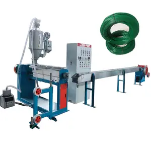 Línea de producción automática de alambre de PVC, máquina de recubrimiento de pvc de alta calidad, hecha en China