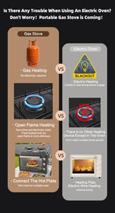 Forno a <span class=keywords><strong>Gas</strong></span> GPL Portatile per Uso Commerciale e Domestico, Ideale per Grigliare Tacchino, Pollo, Patate al Forno, Vendita Calda in Africa - Product Image 4