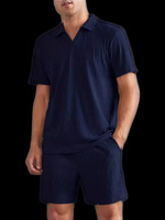 Vente en gros Nouvelle mode estivale décontractée Polo à manches courtes Shorts Ensemble assorti pour hommes en deux pièces