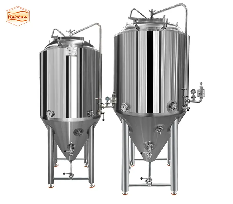 Unitank-máquina de fermentación de cerveza, tanque de almacenamiento de recipiente de cerveza de bajo coste, fermentador de cerveza para fermentación de hotel, 1000L