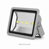 Reflector LED Industrial de 200W, Súper Brillante, Impermeable IP66, SMD COB, Aluminio, para Exteriores, 3000K, 220V CA, para Estadios