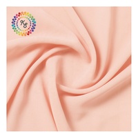 Tissu en mousseline de soie 100% Polyester solide, perles 75D, livraison gratuite