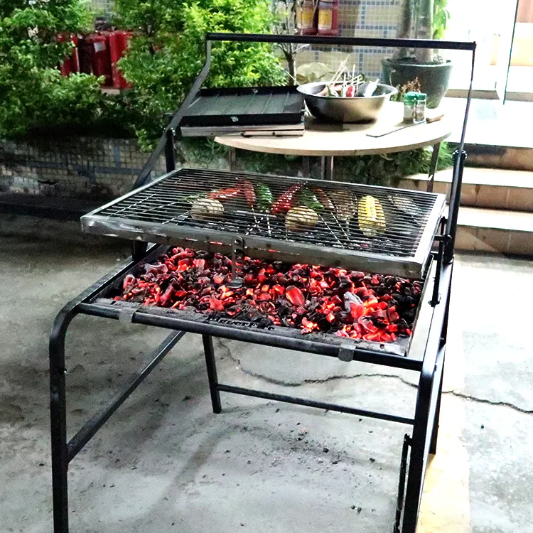 Outdoor charcoal bbq grill stainless steel manufacturer