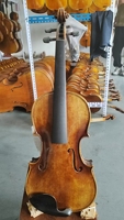 Handmade 4/4 Red Antique Stradivari Violin Solid Spruce Maple Back Premium Musical Instrument