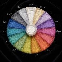 Kosmetiktaugliches Perlglanz-Mica-Pulver 100+ Farben 5-60µm Schimmerpigment Vielseitig Einsetzbar für Make-up Seife Harz Nagelkunst DIY