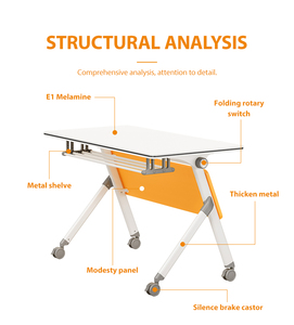 Trung Quốc Nhà sản xuất bằng gỗ gấp văn phòng Bàn Ghế Phòng Họp Bàn hội nghị có thể gập lại trường đào tạo hiện đại bàn Bàn - Product Image 5