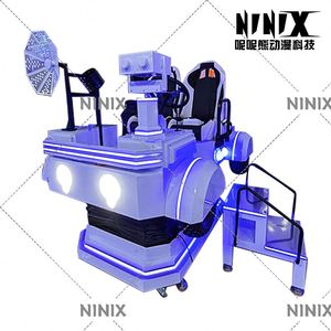 เครื่องจำลองรถสำรวจดวงจันทร์แบบมีคนขับพร้อมอุปกรณ์ VR MR สำหรับประสบการณ์การเรียนรู้แบบสมจริงในพื้นที่จำกัด เหมาะสำหรับความบันเทิงเชิงการศึกษาในพิพิธภัณฑ์วิทยาศาสตร์ - Product Image 5