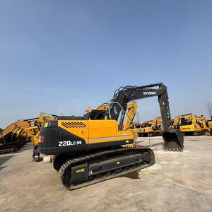 Precio asequible Excavadora de orugas Hyundai 220LC-9S usada en buenas condiciones para ingeniería de construcción Bomba de caja de cambios de motor central - Product Image 6