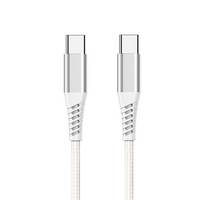 Cantell Premium - Cable de Carga Rápida USB Tipo C a USB Tipo C PD de 1 m y 60 W 3 A, Cable Cargador USB C de 3 pies para Teléfono y Tableta