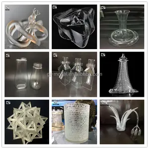 SLA trong suốt Dịch vụ in 3D mờ bán trong suốt STL 3D in bằng nhựa polymer nguyên mẫu nhanh chóng từ GAOJIE