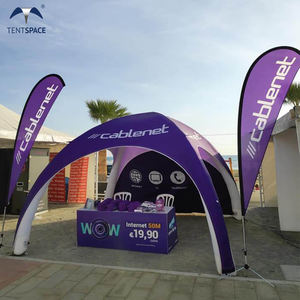 Tente adjacente gonflable facile à installer pour l'événement cycliste Tissu Oxford et doublure en TPU tente gonflable pour rallye de voitures de course - Product Image 6