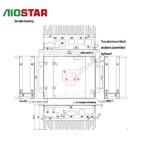 AIOSTAR 4K 60HZ komputer industri tanam 9-36v Input tegangan lebar DDR4 2400MHz RAM GeminiLake J4125 2.0GHz stok