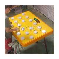 Jeu de bâton de réaction de défi de bouton de lumière LED interactif pour le plastique électronique d'agilité de réponse de Coordination œil-main de bureau