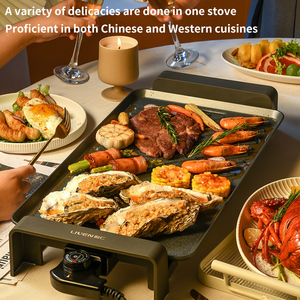 <span class=keywords><strong>Barbecue</strong></span> électrique gril poêle antiadhésif électrique <span class=keywords><strong>Barbecue</strong></span> <span class=keywords><strong>plaque</strong></span> pour viande vente chaude 110V fer sans fumée OEM PTFE ménage 220 - Product Image 4