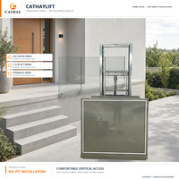 Plateforme élévatrice à ciseaux électrique pour maison, standard professionnel, pour fauteuil roulant, avec certification CE