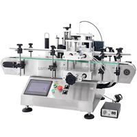 Meilleur prix pour une machine d'étiquetage automatique de bureau manuelle pour petites bouteilles en verre rondes, flacons en plastique, étiquettes adhésives