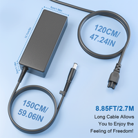 Adaptateur secteur pour ordinateur portable 90W 19,5V 4,74A DC 7,4*5,0mm certifié CE FCC RoHS, alimentation de remplacement pour HP EliteBook ProBook