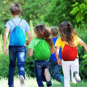 Diy Walking Yoga Swimming Tour Recycled Draw Rope Waterproof Children Adult Gym Bags With Custom Print - Product Image 6