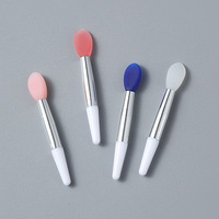 Kuas Aplikator Lip Gloss Mini Silikon, Kuas Kosmetik Bibir, Kuas Masker Bibir, Kuas Makeup Bibir dari Karet Silikon