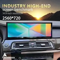 Lecteur multimédia automobile Linux 14,9 pouces IPS avec Android Auto et CarPlay pour BMW Série 5 G30/G35/G38 2016-2023, unité principale de navigation GPS