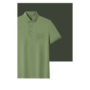 Camiseta Polo Personalizada para Hombre, 220G, Mezcla de Algodón Pesado, Manga Corta, Cuello Camisero, Marca Privada, OEM ODM - Product Image 3