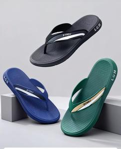 Chanclas de <span class=keywords><strong>Plataforma</strong></span> con Bloques de Color para Hombre, <span class=keywords><strong>Sandalias</strong></span> Ligeras Antideslizantes para Uso en Exteriores, Playa y Verano - Product Image 2