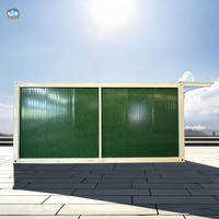 Micro-hutte modulaire Logement préfabriqué Maison en conteneur à habitation mobile avec coutume qui sont toutes des chambres en conteneur détachables